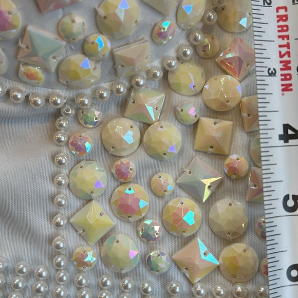 Windsor White gemmed corset top size small NWT - Picture 9 of 14